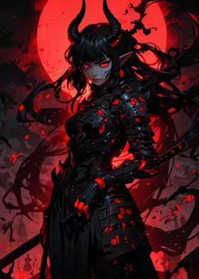 Demonic Samurai Girl