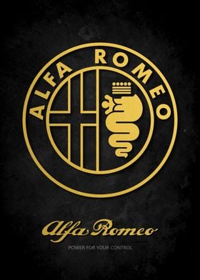 Alfa Romeo Gold Logo