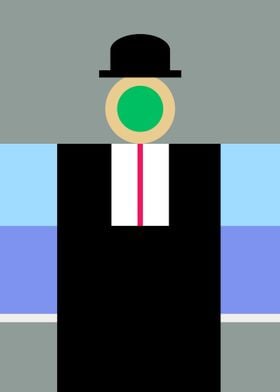 Minimalist Man in Hat