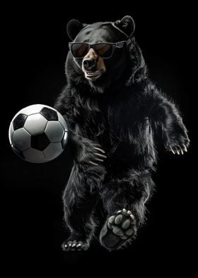 Bear Soccer Ball