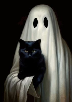 Ghost and Black Cat