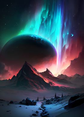 Cosmic Mountainscape