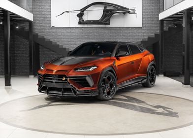 Orange Lamborghini Urus