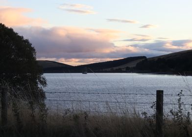 Serene Lake Sunset