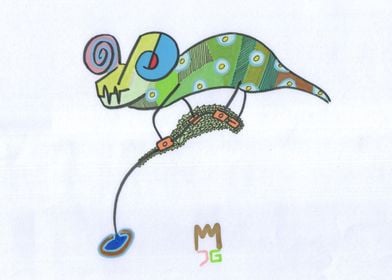 Chameleon Illustration