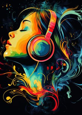 Colorful Music Lover