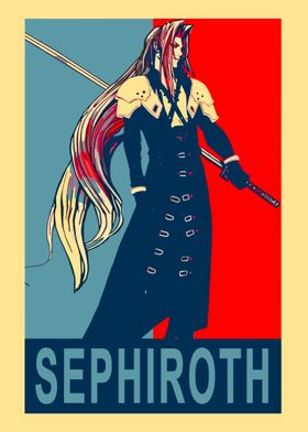 Sephiroth Anime Poster