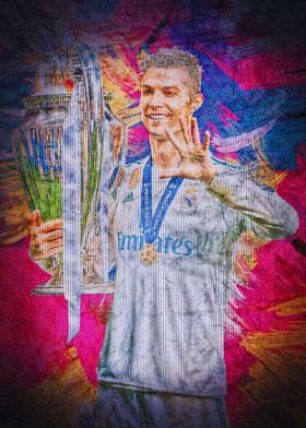 Cristiano Ronaldo Champions League Trophy