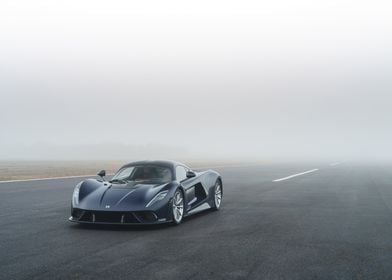 Hennessey Venom F5 in Fog