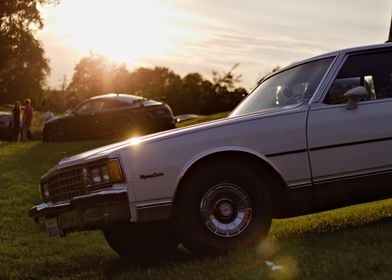 Classic Car Sunset