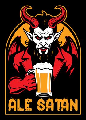 Ale Satan Beer Dinking