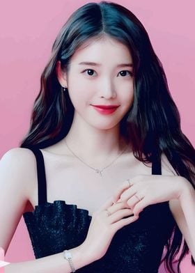 IU K-Pop Star Portrait