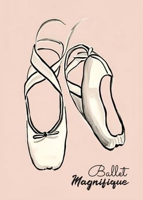 Ballet Shoes Illustration