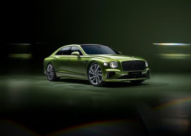 Green Bentley Flying Spur