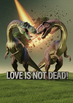 Dinos Love Is Not Dead Forming A Heart