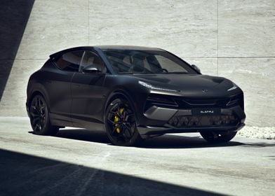 Black SUV with Yellow Calipers