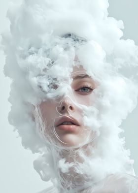 Woman in Clouds