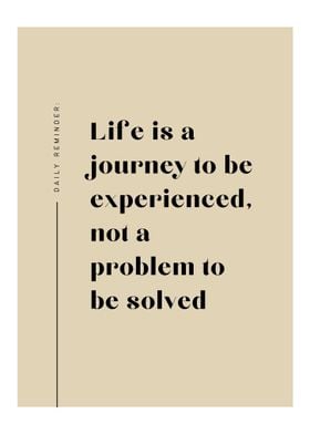 Life is a Journey