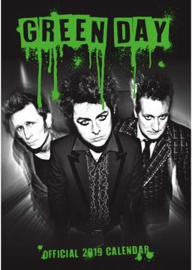 Green Day 2019 Calendar