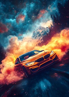 BMW M5 in Cosmic Smokewave