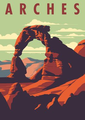 Arches National Park Poster