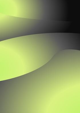 Abstract a Light Green to a Dark Gray