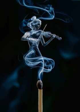 Smoke Violinist