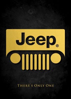 Jeep Logo Gold