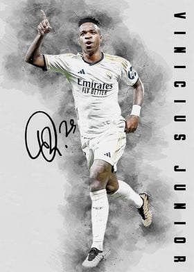 Vinicius Junior Soccer Art