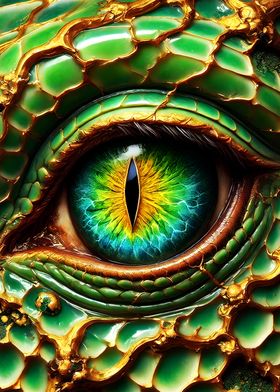 Green Dragon Emerald Eye