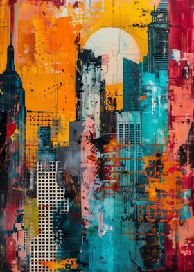 Abstract Cityscape