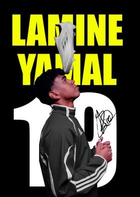 Lamine Yamal Soccer Poster