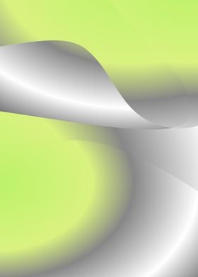 Abstract Green and Silver Background