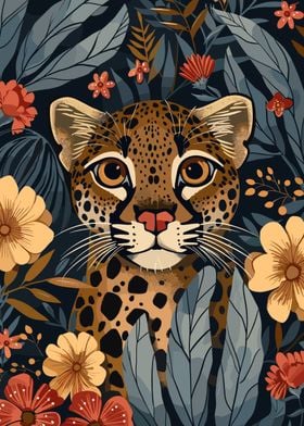 Ocelot in Bloom