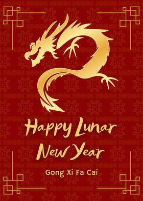 Golden Dragon Lunar New Year