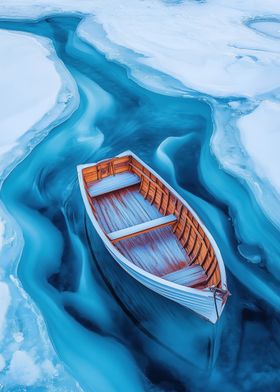 Frozen River Boat