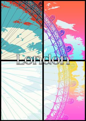 London Eye Collage