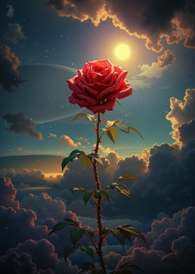 Rose in the Sky