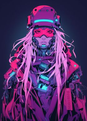 Cyberpunk Female Character