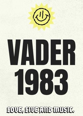 Vader 1983 Poster