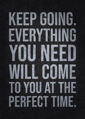 Keep Going Motivation Quote