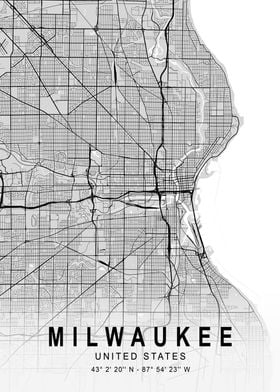 Milwaukee Light City Map