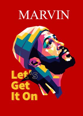 Marvin Gaye Pop Art