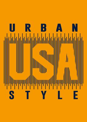 Urban USA Style Graphic