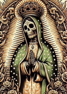 Santa Muerte Lady of Guadalupe