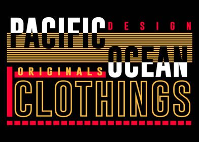 Pacific Ocean Clothing Design