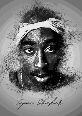 Tupac Shakur Portrait