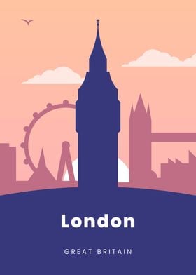 London Skyline Illustration