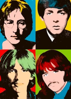 The Beatles Pop Art