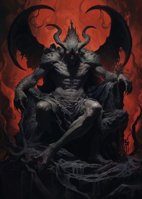 Demon King on Throne